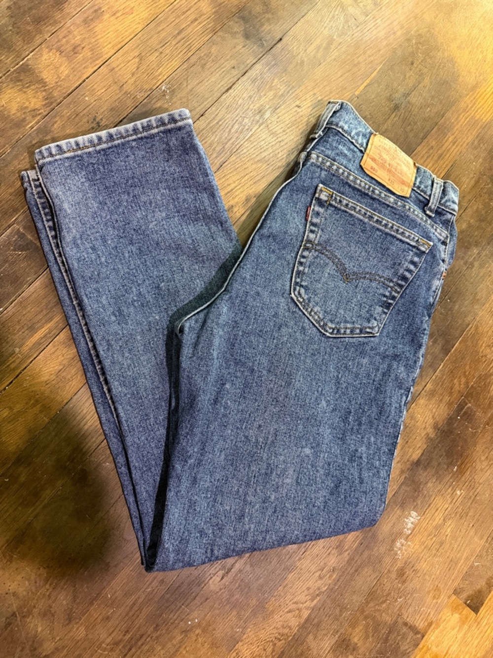 Levi's Straight Fit Blue Denim Jeans